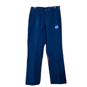 NAUTICA School Uniform Pants Boys Size 20 Regular Navy Blue Adjustable Waist NWT